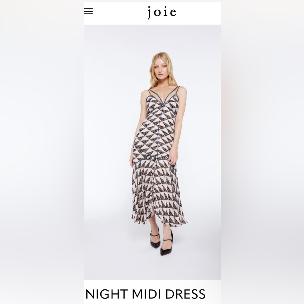 NWT Joie Night Midi Dress Size 0